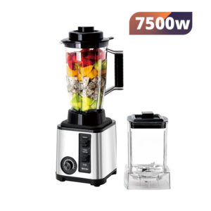 Robot Mixeur Electrique Blender 2-en-1 Super Acier Inoxydable - 3L - 7500W - SK-2024 Garantie: 2 mois