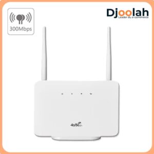 Routeurs WiFi sans fil 4G LTE Mini CPE 106 avec ports LAN 300Mbps