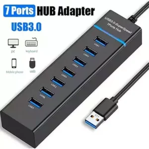 Multiplicateur port USB3.0 Hub À 7 Ports Pour Ordinateurs Et Autres Périphériques USB