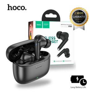 Ecouteur sans fil - Hoco - EQ2 true wireless bluetooth headset - bluetooth V5.3 - IPX-5 - Garantie 02 mois