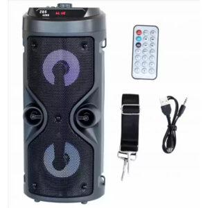 Haut-parleur BT Speaker Bluetooth portable - Modèle: ZQS4210 - 10W- 12V/2.5A - Noir