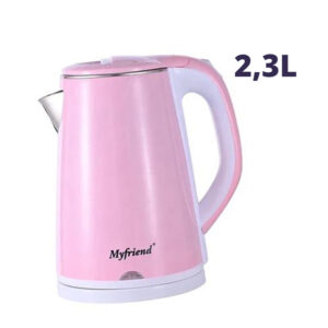 Bouilloire Électrique -Myfriend -MF2323 - 2.3L Couleur Bleu et Rose