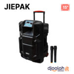 Haut-parleur portable JIEPAK professionnel - JP-4411 - 5000W - 7AH - 15 pouces - Noir