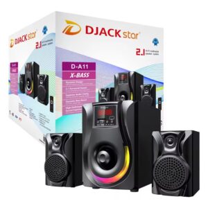 Système d’enceintes multimédia 2.1 – DJACK STAR – 4 pouces D-A11 Woofer Haut-parleurs