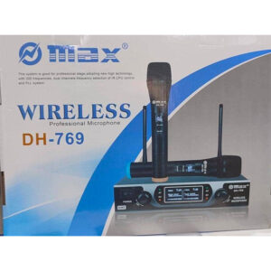 Système de microphone sans fil professionnel Omax DH-769