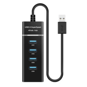 Multiports HUB USB 3.0 Avec 4 Ports - Noir