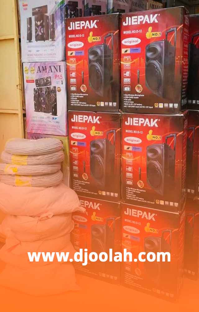 Enceinte Bluetooth Portable Jiepak JP-D12 + 1 micro baladeur et une télécommande