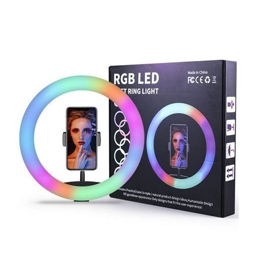 Ring Light LED - RVB - 12″ - Avec trépied pas cher