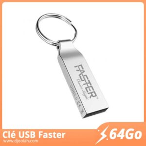 Clé USB FASTER Metal FU12 - 64Go - Gris