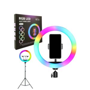 Ring light LED - 14 Pouces - Support Trépied - Noir