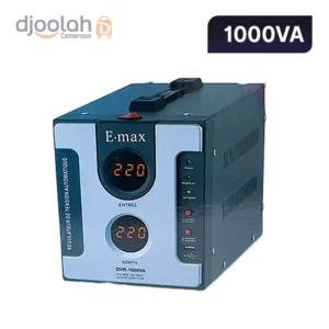 Régulateur de Tension Automatique - Emax - 220V - 1000VA - 02 Mois de garantie