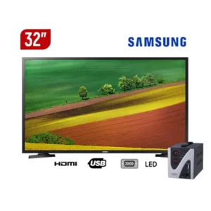 TV LED SAMSUNG 32" - HD HDR Avec 01 Regulateur de tension