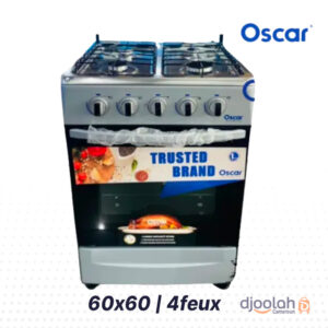 Cuisinière 60×60 – Oscar – 4 foyers – Bon prix - 06 mois Garantie