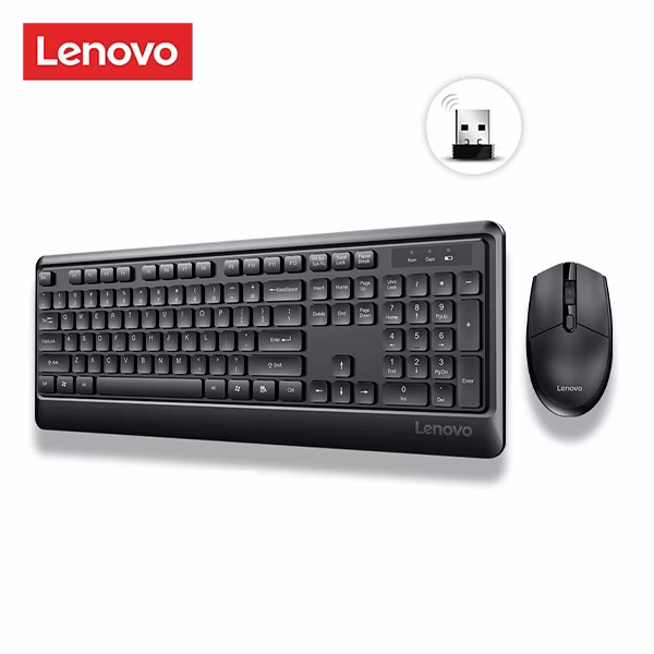 Lenovo KN102 clavier et souris sans fil 2,4 GHz au Cameroun